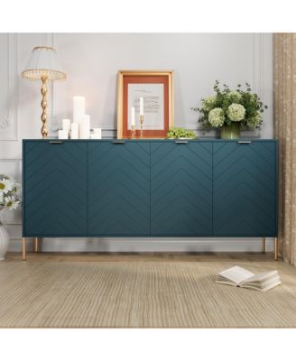 4-Door Accent Cabinet More Large Storage Cabinet