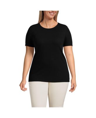 Plus Size Micro Rib T-Shirt
