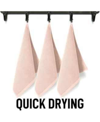 Reusable 100% Cotton Waffle Weave 3 Pc. Kitchen Towels