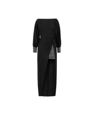 Women's Knot Front Long Dress