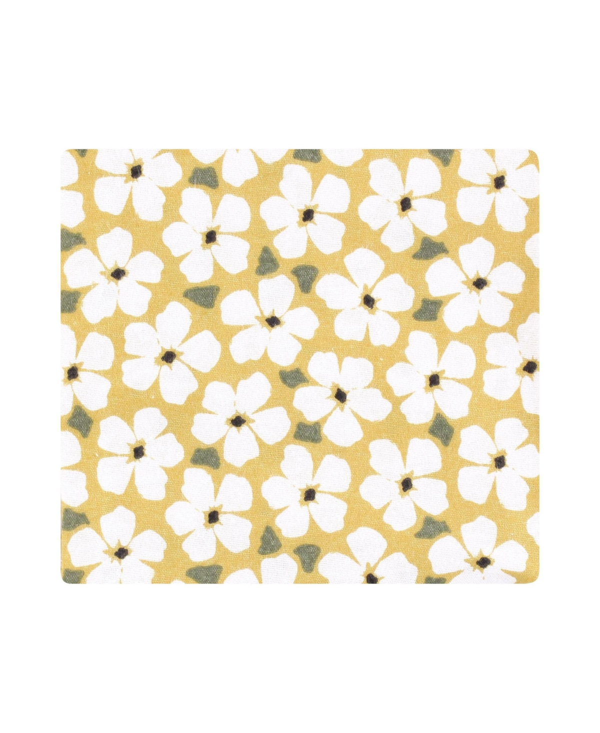 Hudson Baby Infant Girl Cotton Poly Flannel Receiving Blankets, One Size - Sage floral