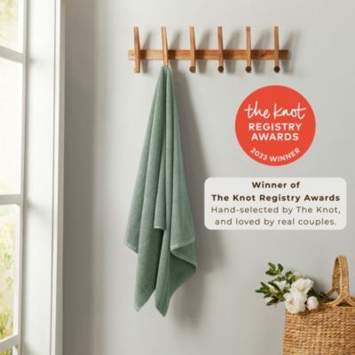 Cotton Textured 4-Piece Bath Towel Set