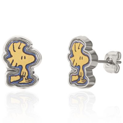 Snoopy Christmas Necklace and Woodstock Earring Jewelry Set