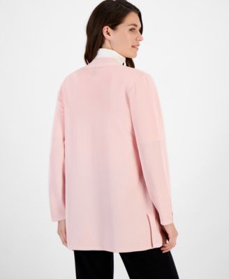 Женский кардиган Carmel от Anne Klein с открытой передней частью и манжетами на пуговицах