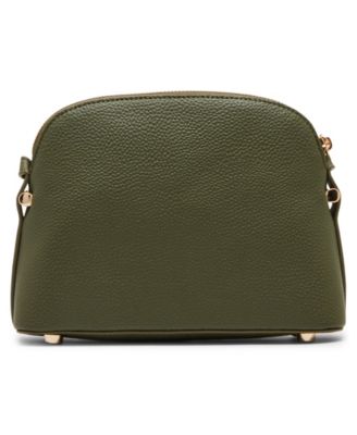 Dome Zip Top Detachable Card Case Crossbody Bag