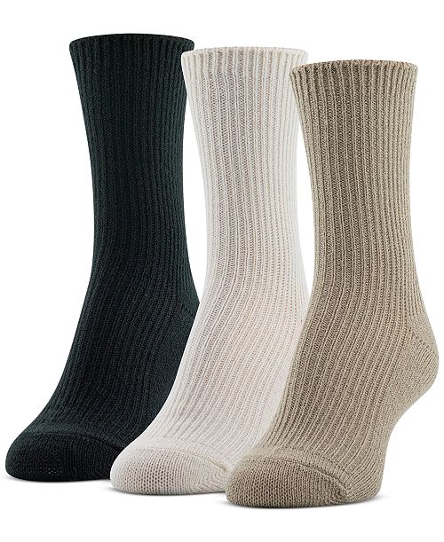 alfani Gold Toe Women's 3-Pk. Sparkle Rib Midi Socks Women's Fashion Shoes & Accessories