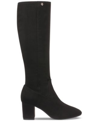 Women's Maylynee Memory Foam Block Heel Knee High Dress Boots, Created for Macy's