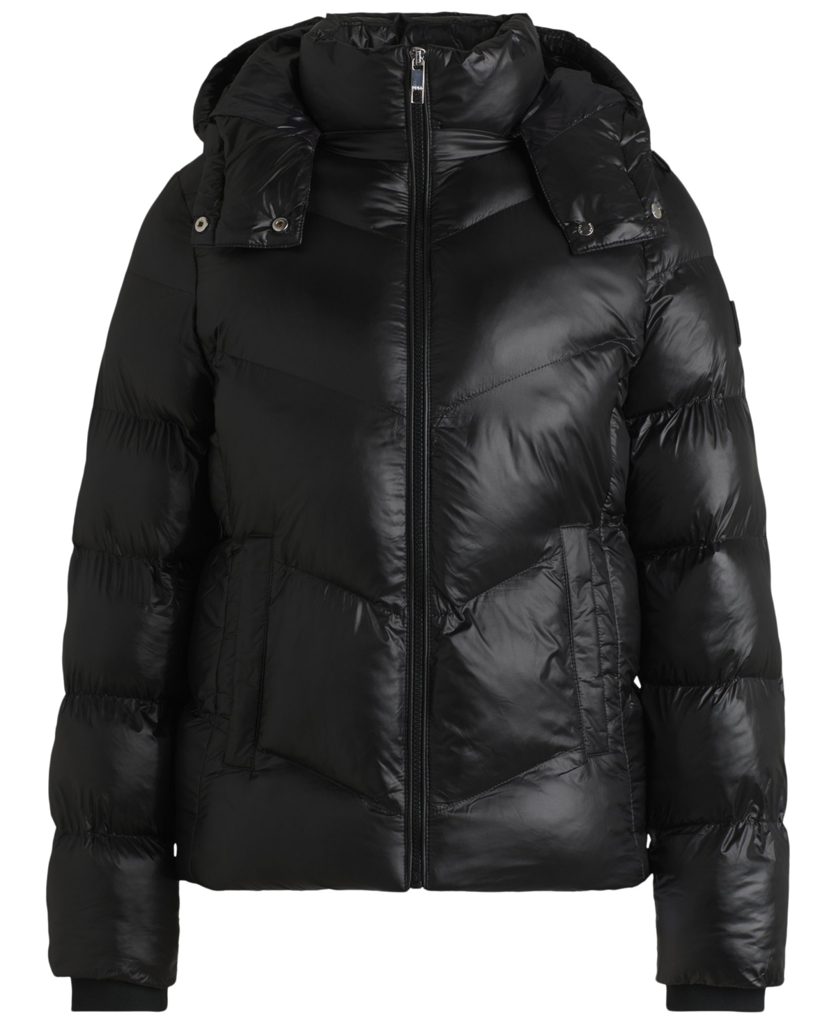 Hugo Boss Boss By  Women's Water-repellent Padded Jacket In Black