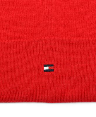 Men's Flag Embroidery Double Cuff Beanie
