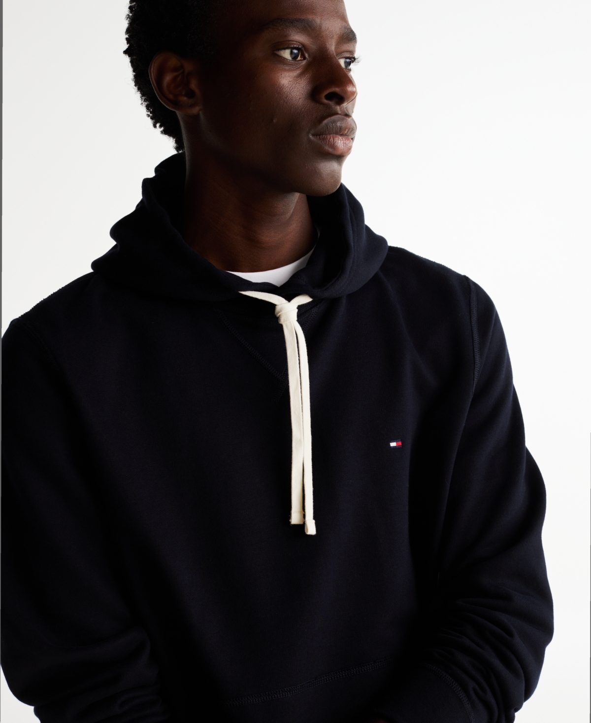 Tommy Hilfiger Men's Essential Fleece Hoodie In Blue