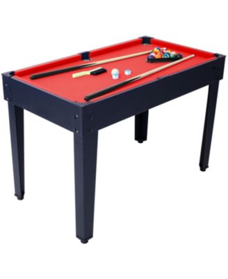 5-in-1 Multi-Game Table - Billiards, Push Hockey, Foosball, Ping Pong, and Basketball