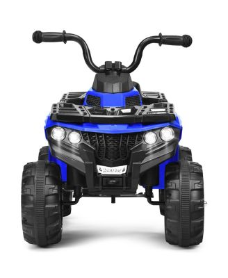 Kids Ride On ATV Quad 4 Wheeler Electric Toy Car 6V Battery Power Led Lights