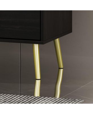 5-Drawer White Wood Chest of Drawer Accent Storage Cabinet Organizer