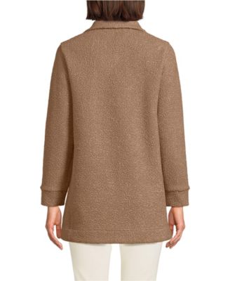Women's Petite Boucle Fleece Coat