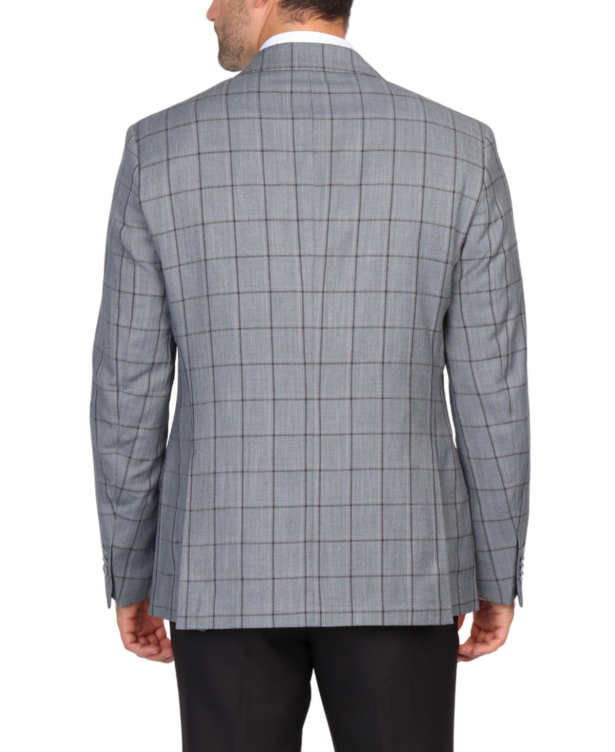 Men's Melange Windowpane Sportcoat