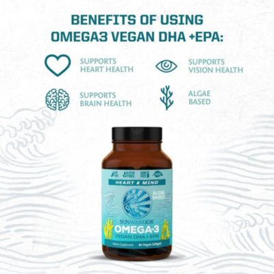 Omega 3 Capsules, Heart and Mind Support, 60ct