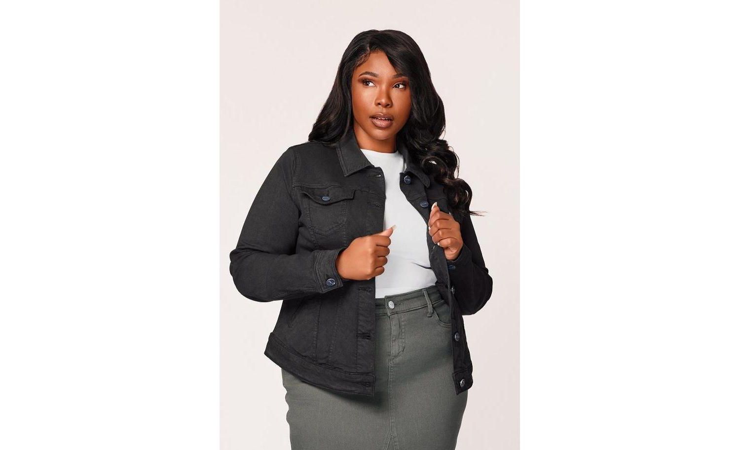 Plus Size Denim Jacket