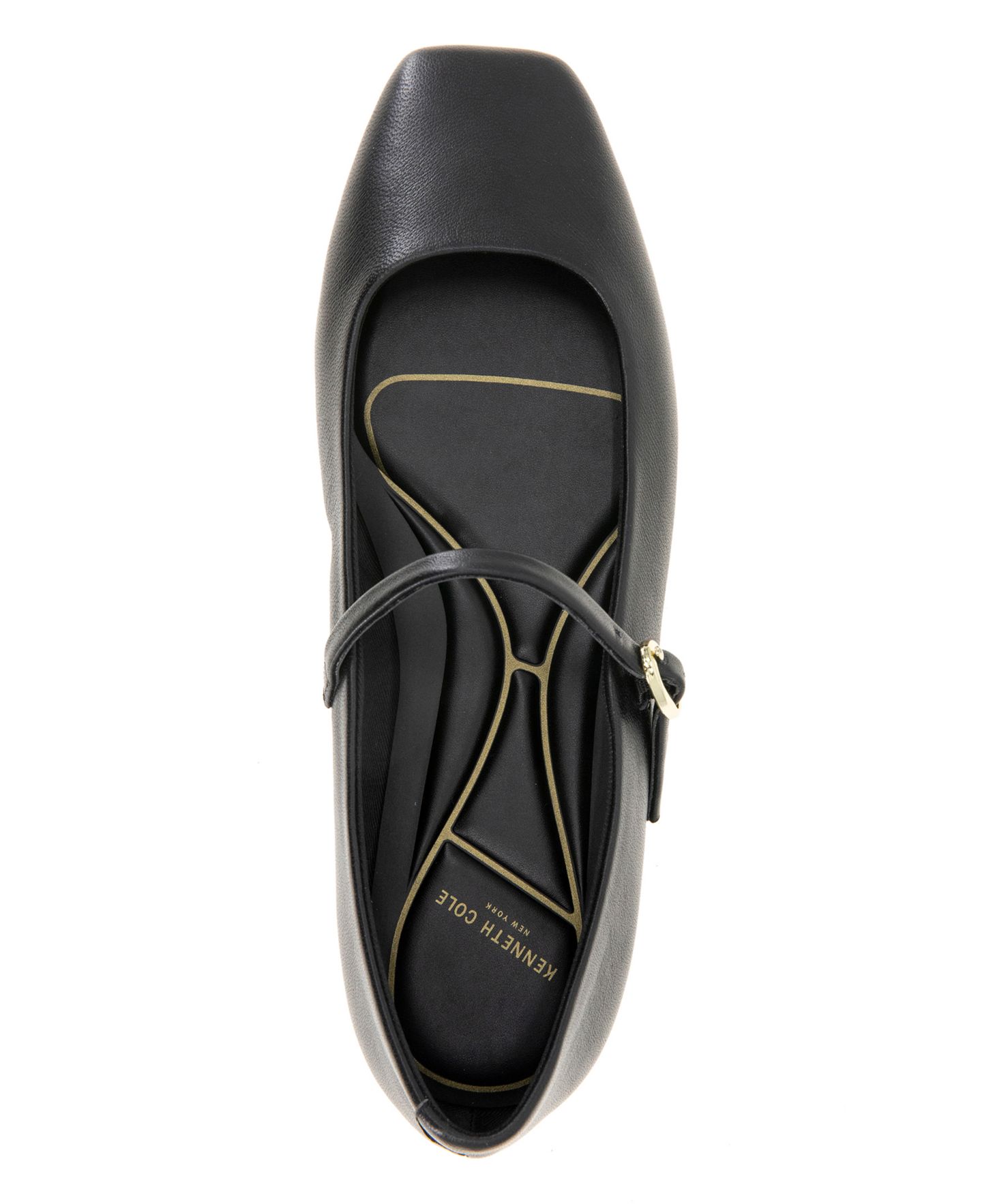 Женские балетки Мэри Джейн Kenneth Cole New York Jasper, цвет: Чёрный кожаный — фото 4