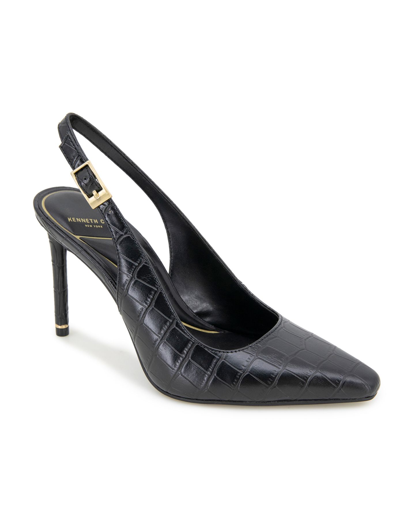 Женские туфли Kenneth Cole New York Quinnly с открытой пяткой, цвет: Чёрный — фото 1