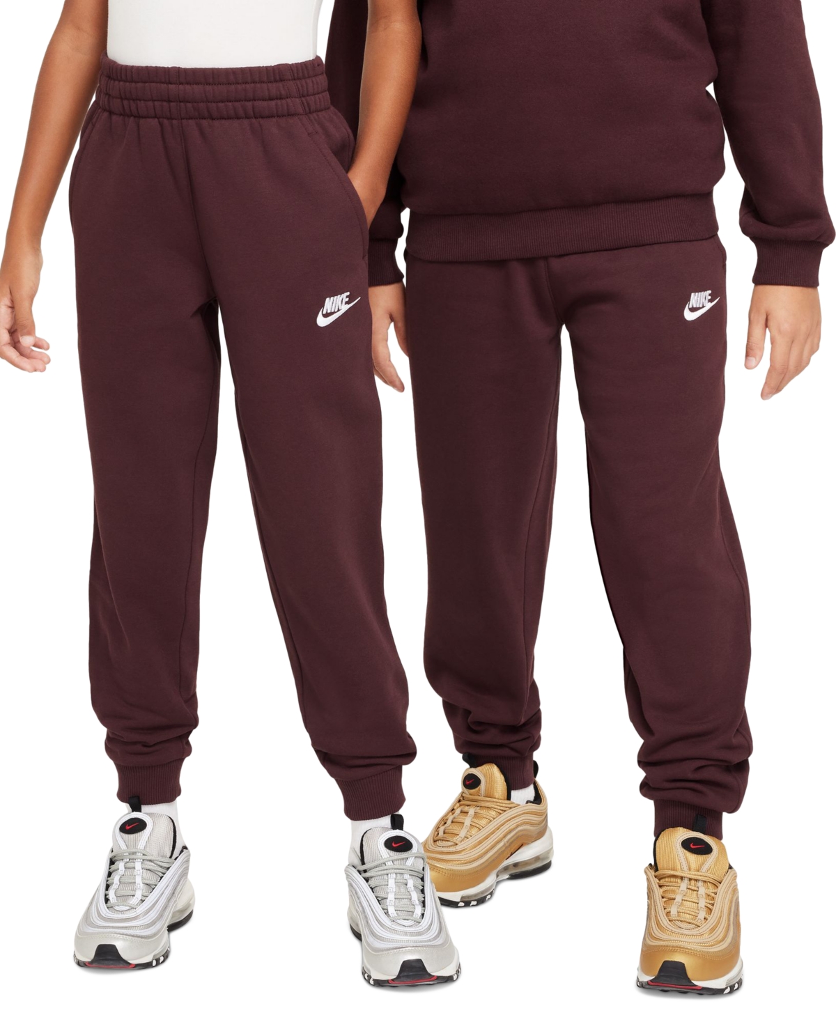 Nike Big Kids Club Fleece Jogger Pants -whi