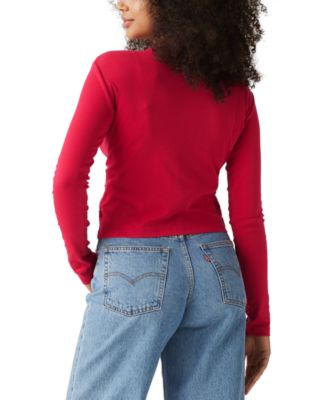 Levis Womens Sherpa Trucker Jacket Graphic T-Shirt - Mini Skirt 2190₽