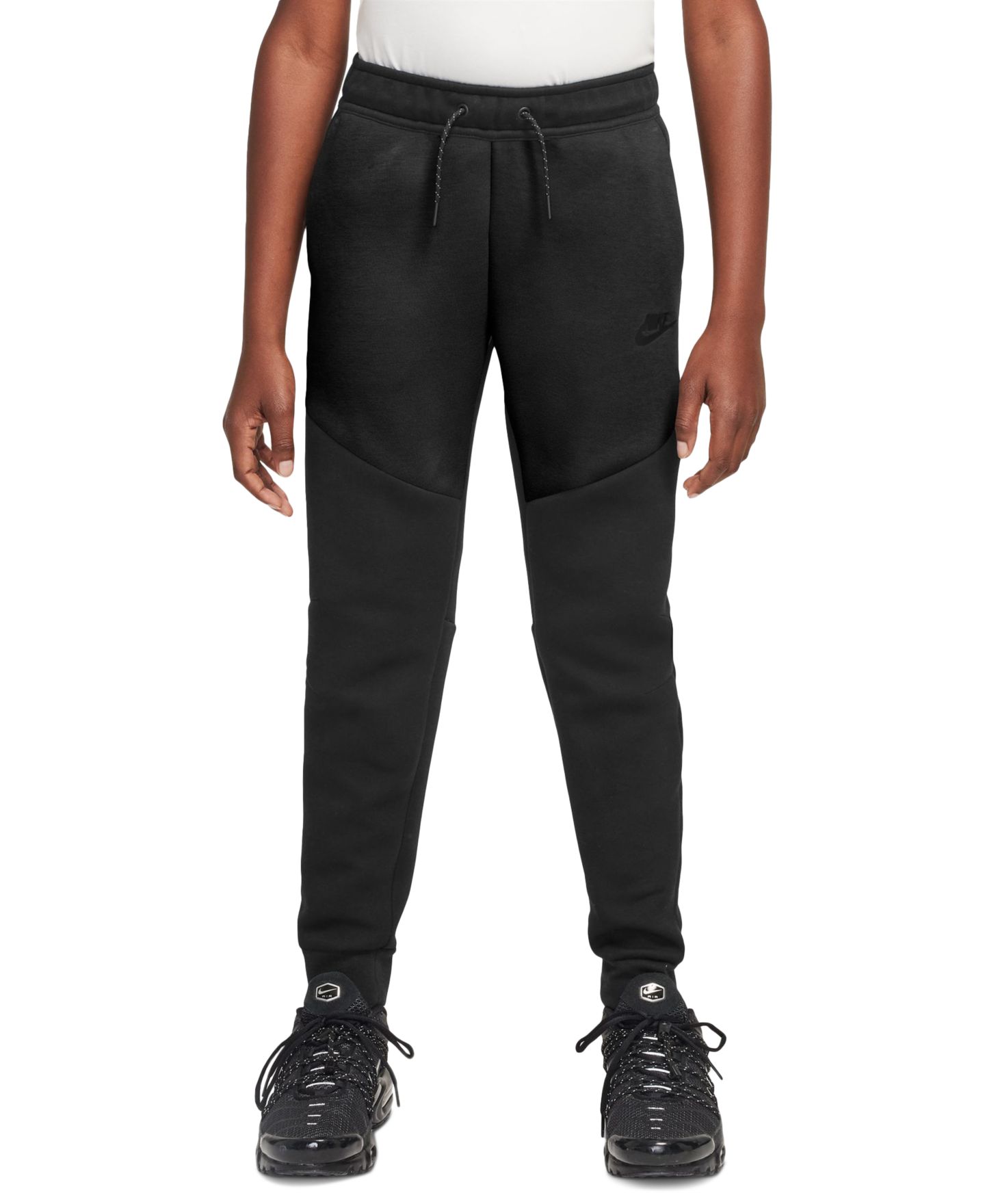 Детские джоггеры Nike Sportswear Tech Fleece, цвет: Чёрный — фото 1