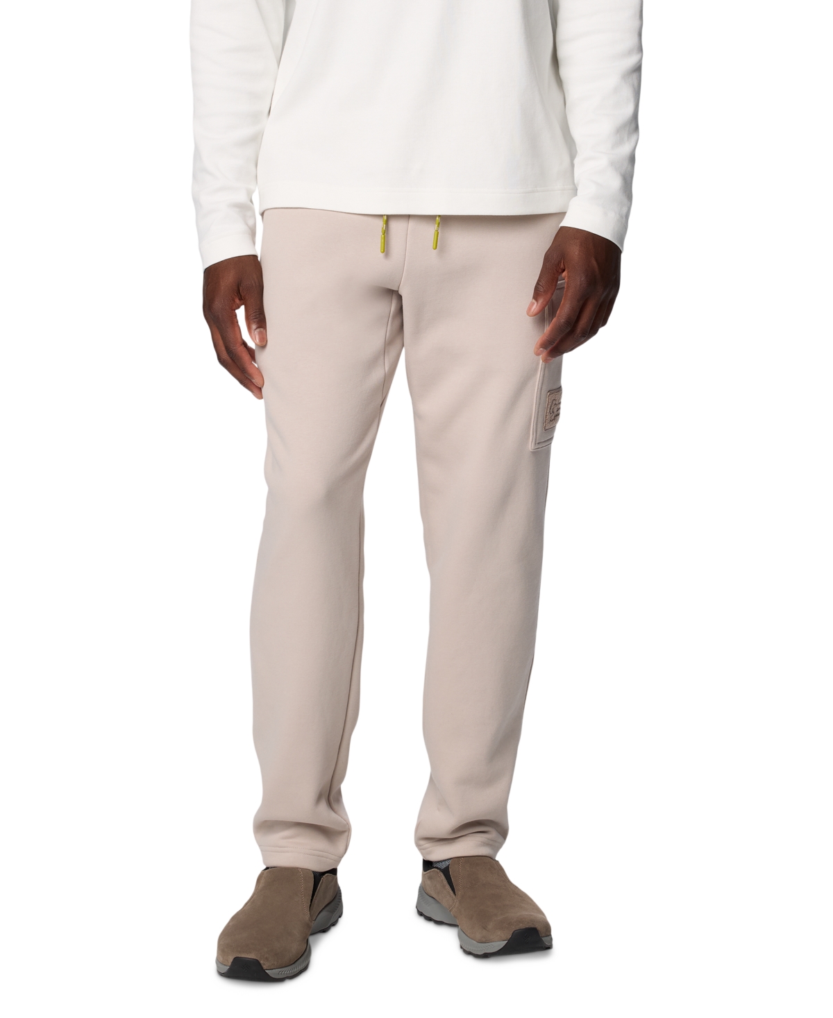 Men's Wallowa Fleece Drawstring Sweatpants In Crushed Clay