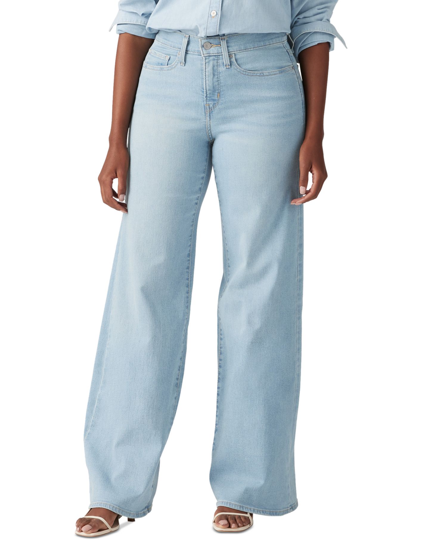 Women's 318 Shaping Stellar-Stretch Wide-Leg Jeans