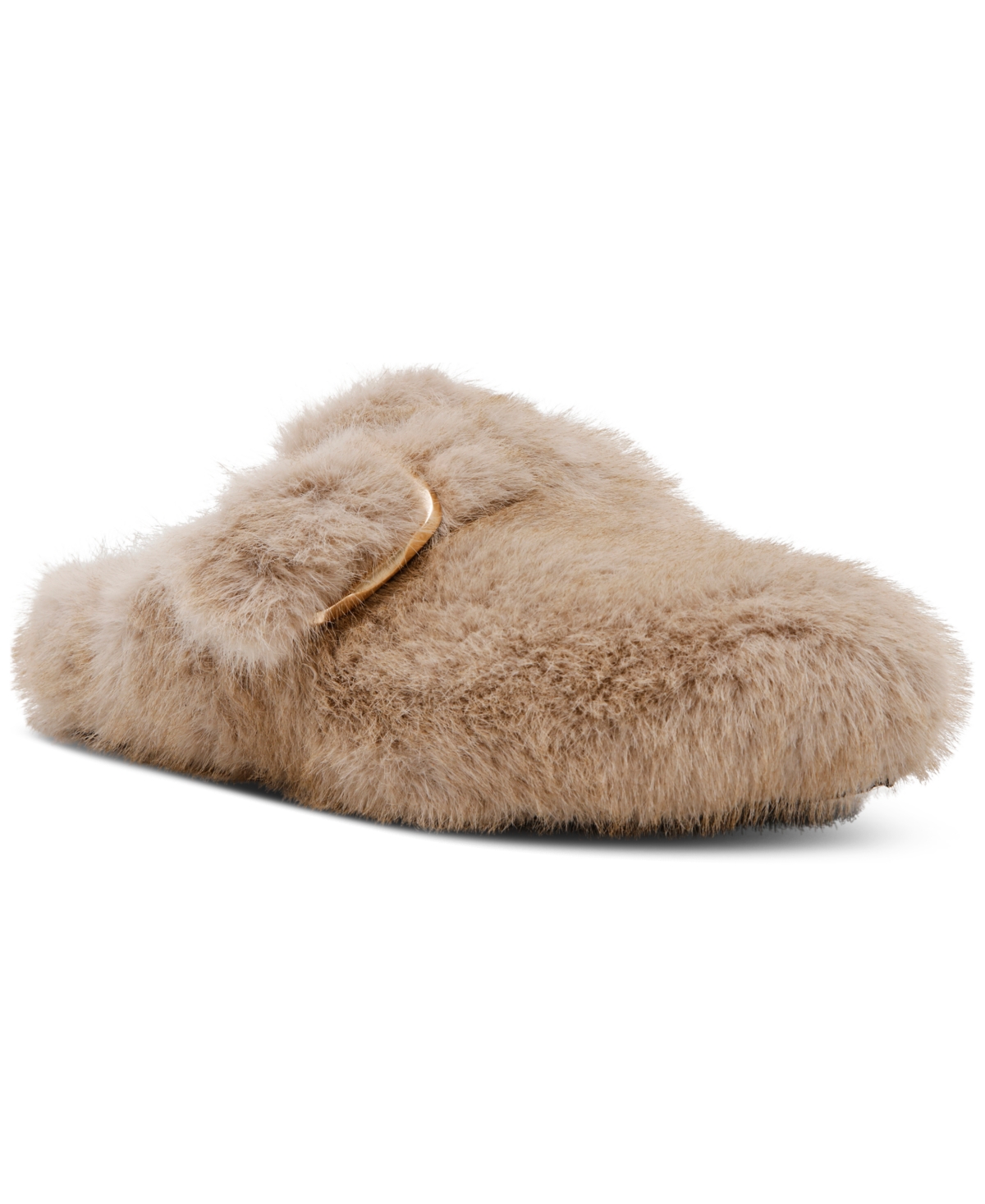 Steve Madden Bohan Faux Fur Mule In Natural