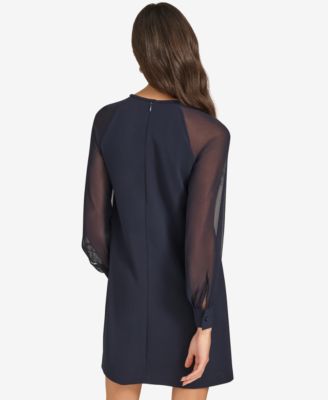 calvin klein sheer dress Nensi Dojaka for Calvin Klein Sheer Knit Dress