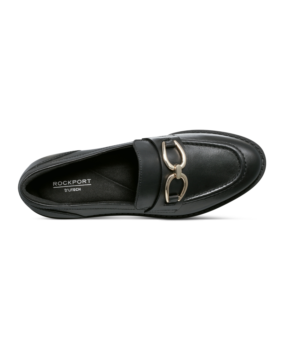 Shop Rockport Women's Yemery Slip-on Casual Loafers In Black Leather