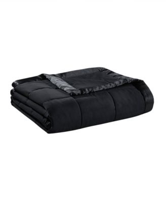 Windom Lightweight Down Alternative Satin Trim Blanket, Full/Queen