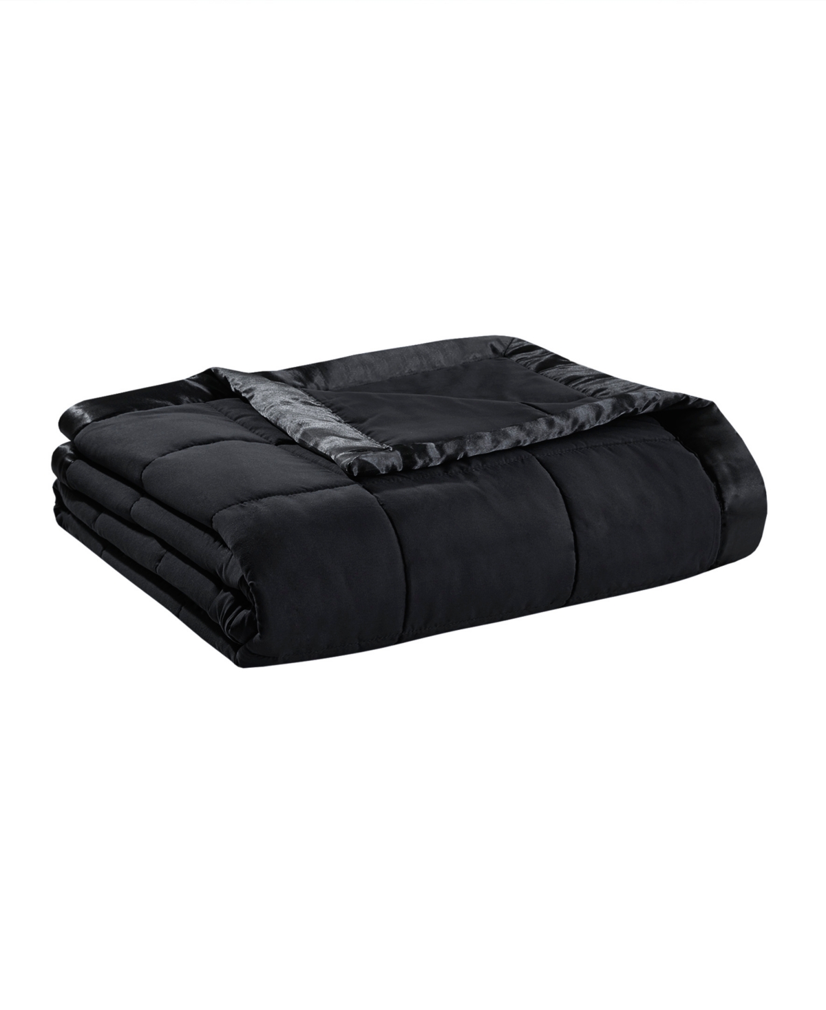 Madison Park Windom Lightweight Down Alternative Satin Trim Blanket