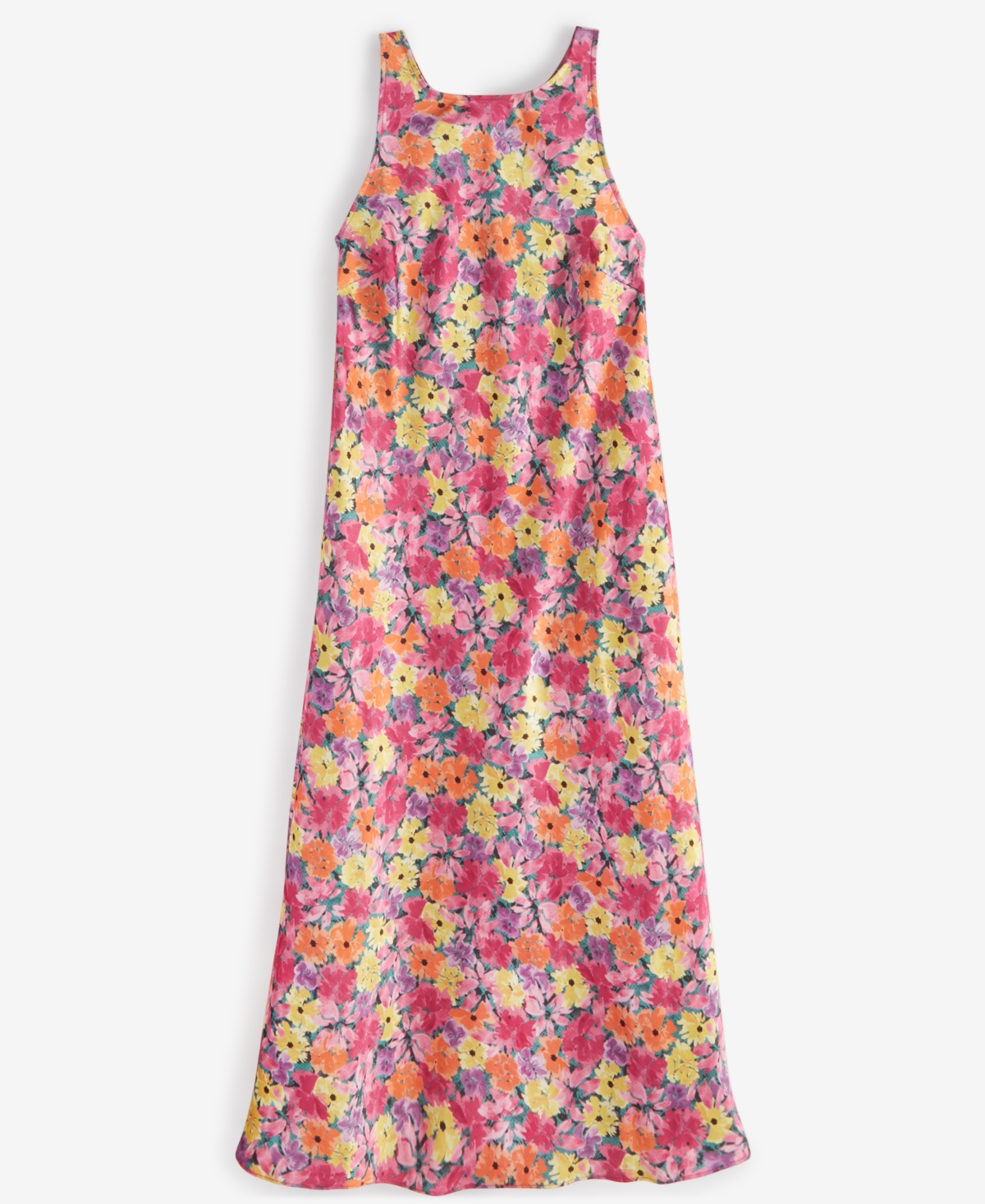 ON 34TH WOMEN'S HAMMERED SATIN SLEEVELESS MIDI DRESS, CREATED FOR MACY'S 