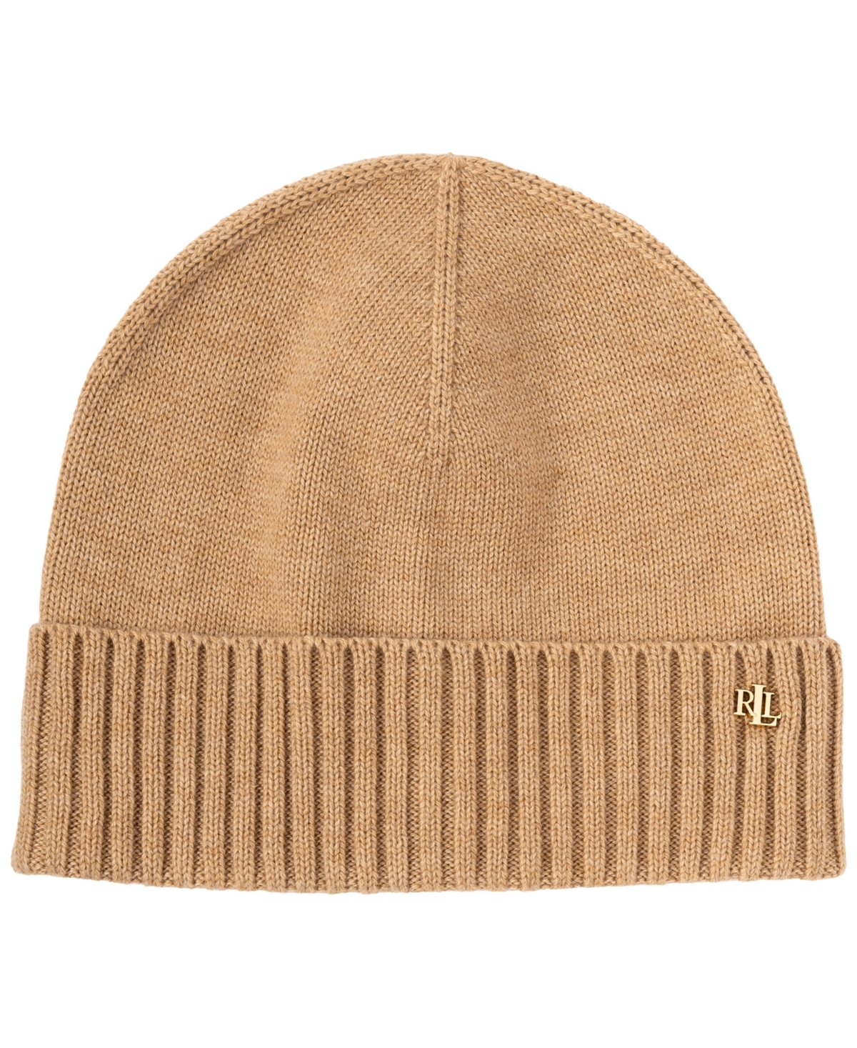 RALPH LAUREN CORE SOLID CUFF HAT 