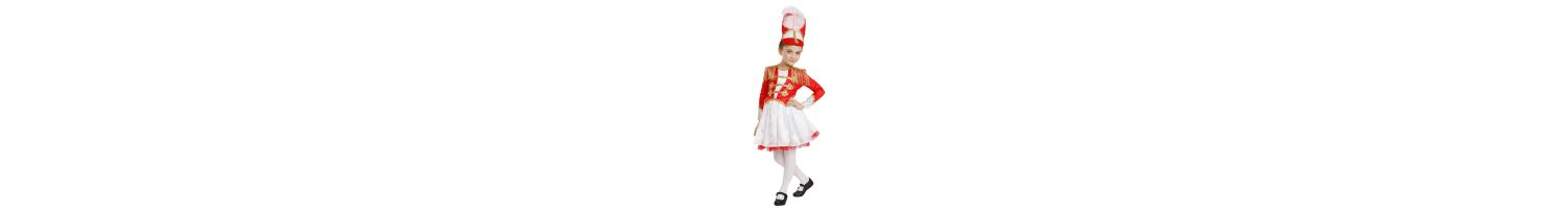 Drum Majorette Dress Costume Set - Kids Girls