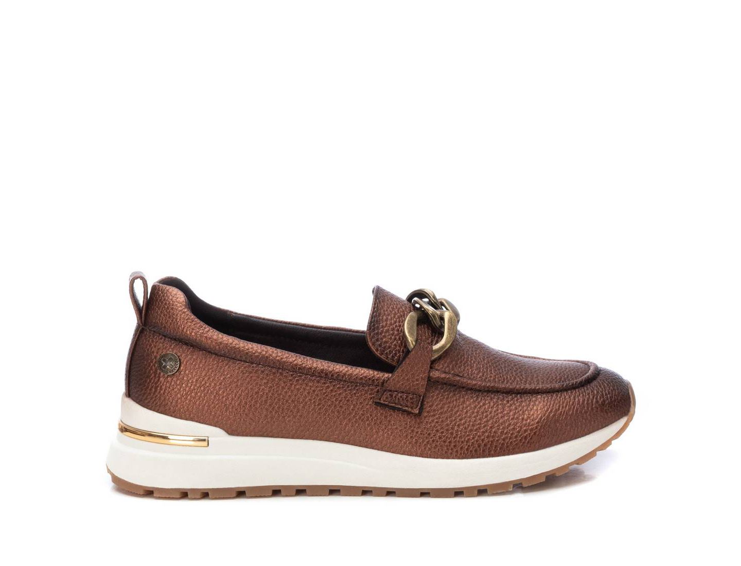 Женские мокасины XTI Casual Moccasins, цвет: Бронзовый — фото 5