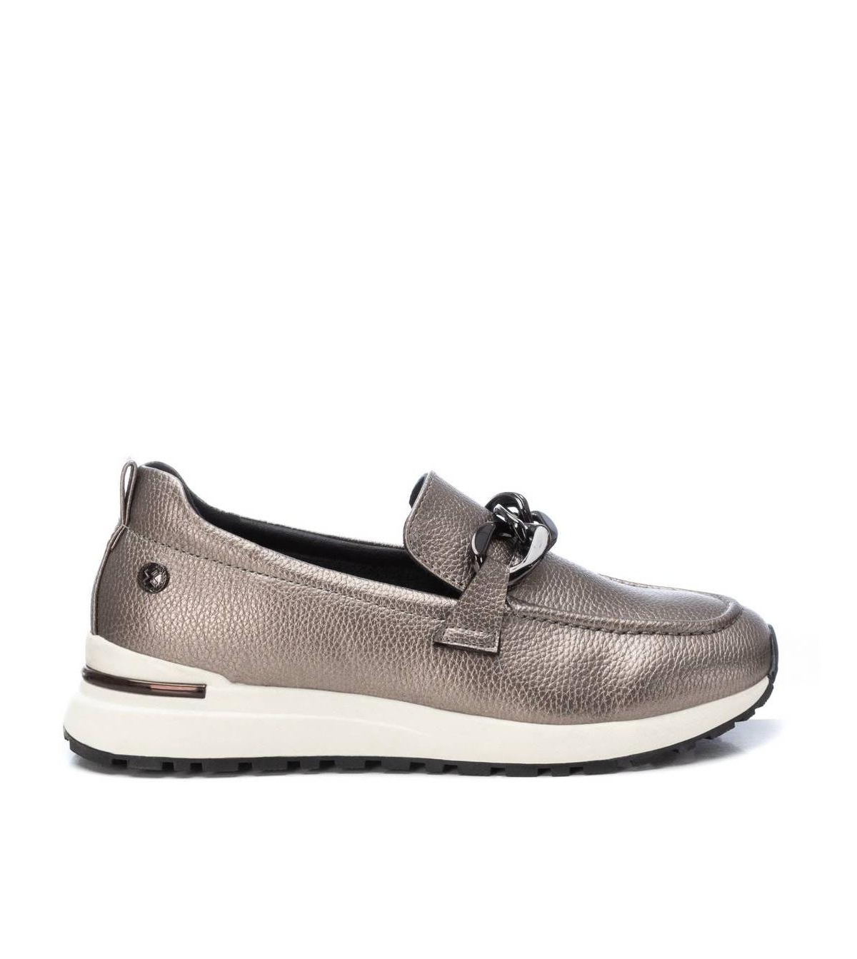 Women's Casual Moccasins By Xti - Silver