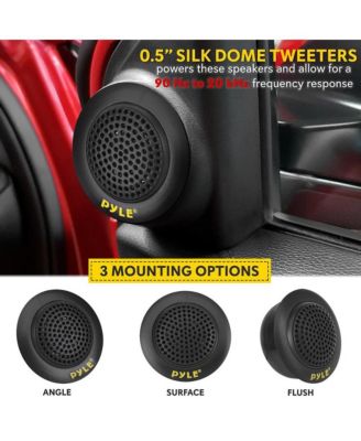 6.5" Component Car Speaker Kit, 400 Watt, 2-Way System