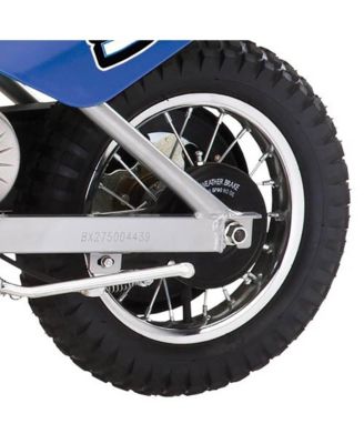 MX350 Dirt Rocket 24V Electric Toy Motocross Motorcycle Dirt Bike, Blue