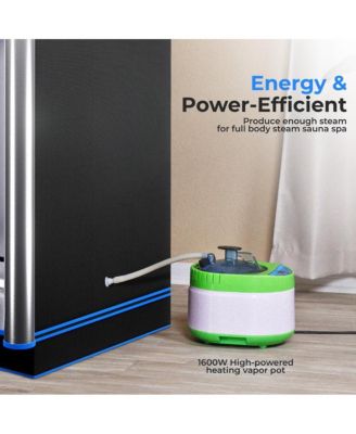 Compact & Portable Steam Sauna With Two Foldable Chairs