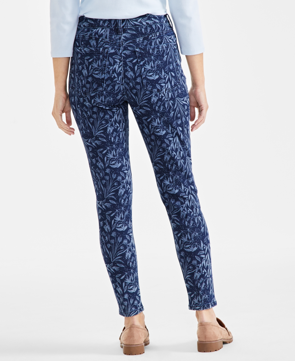 STYLE & CO WOMEN'S MID-RISE CURVY SKINNY JEANS, CREATED FOR MACY'S 