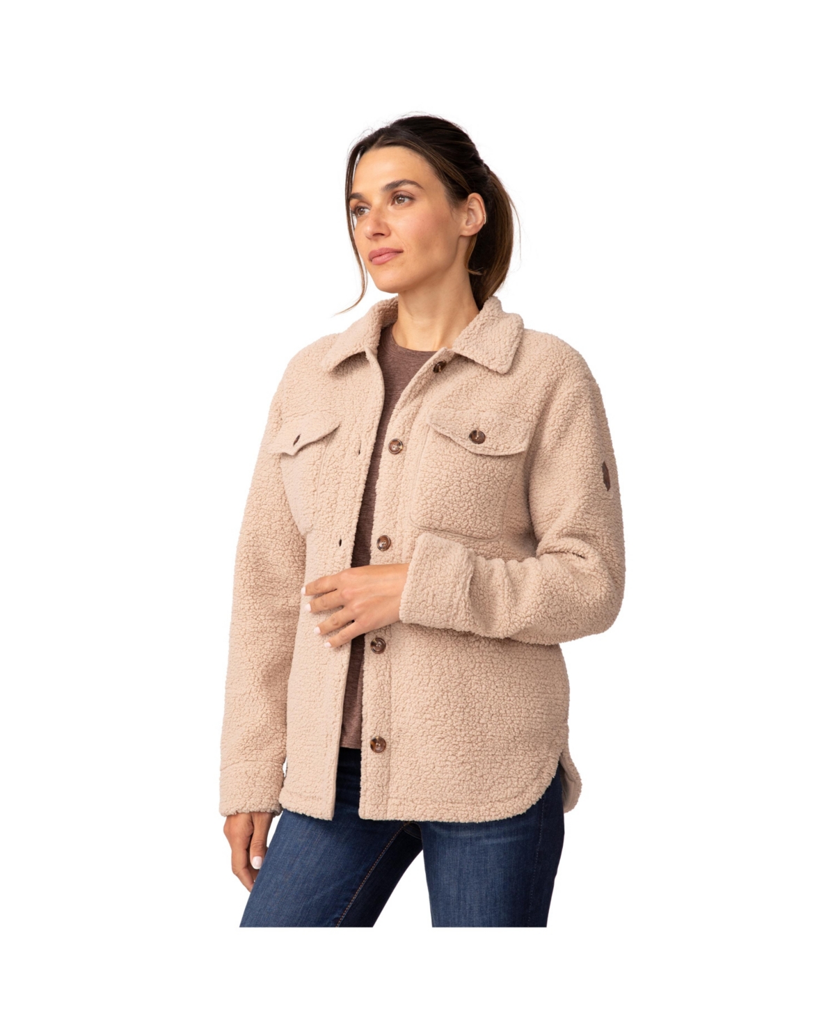 Free Country Women's High Pile Shacket