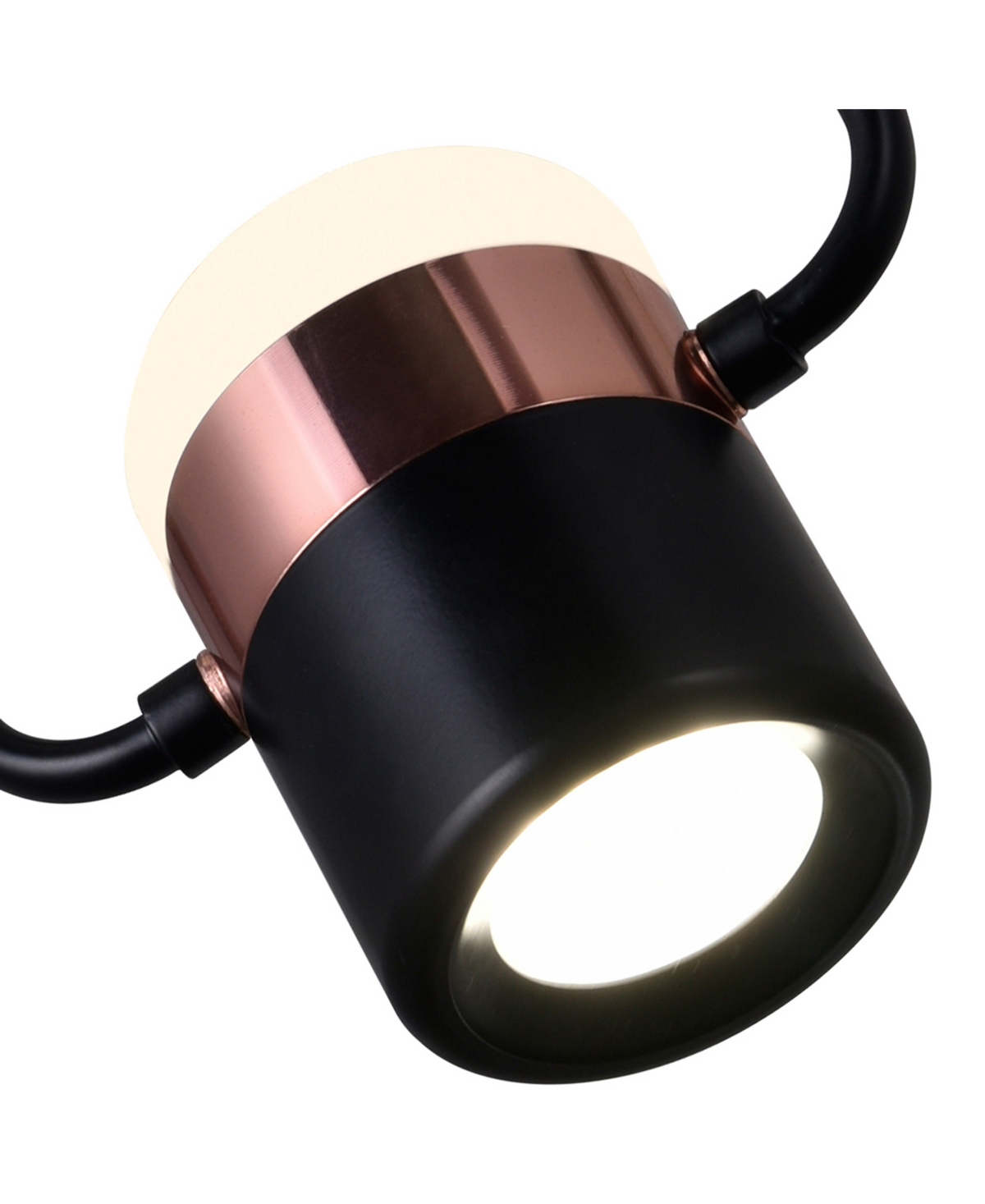Cwi Lighting 13" Metal Moxie Led Down Mini Pendant In Black