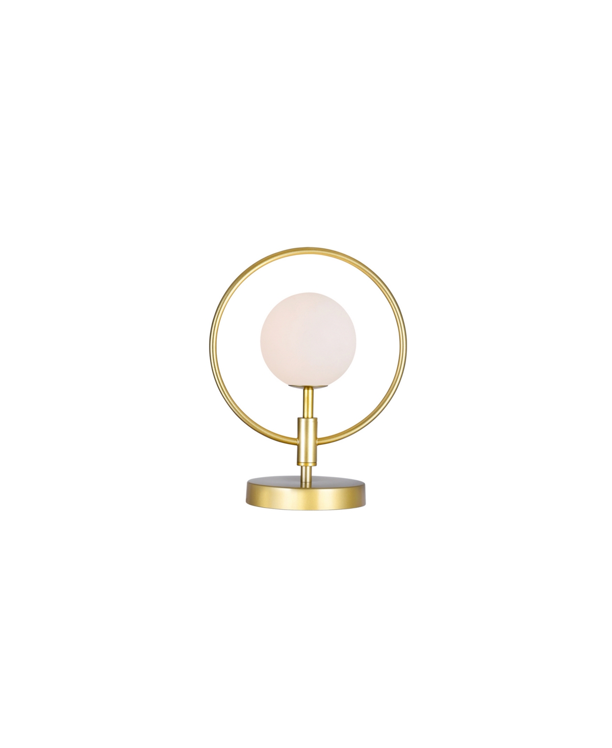 Cwi Lighting 12" Metal Celeste 1 Light Lamp In Medallion Gold