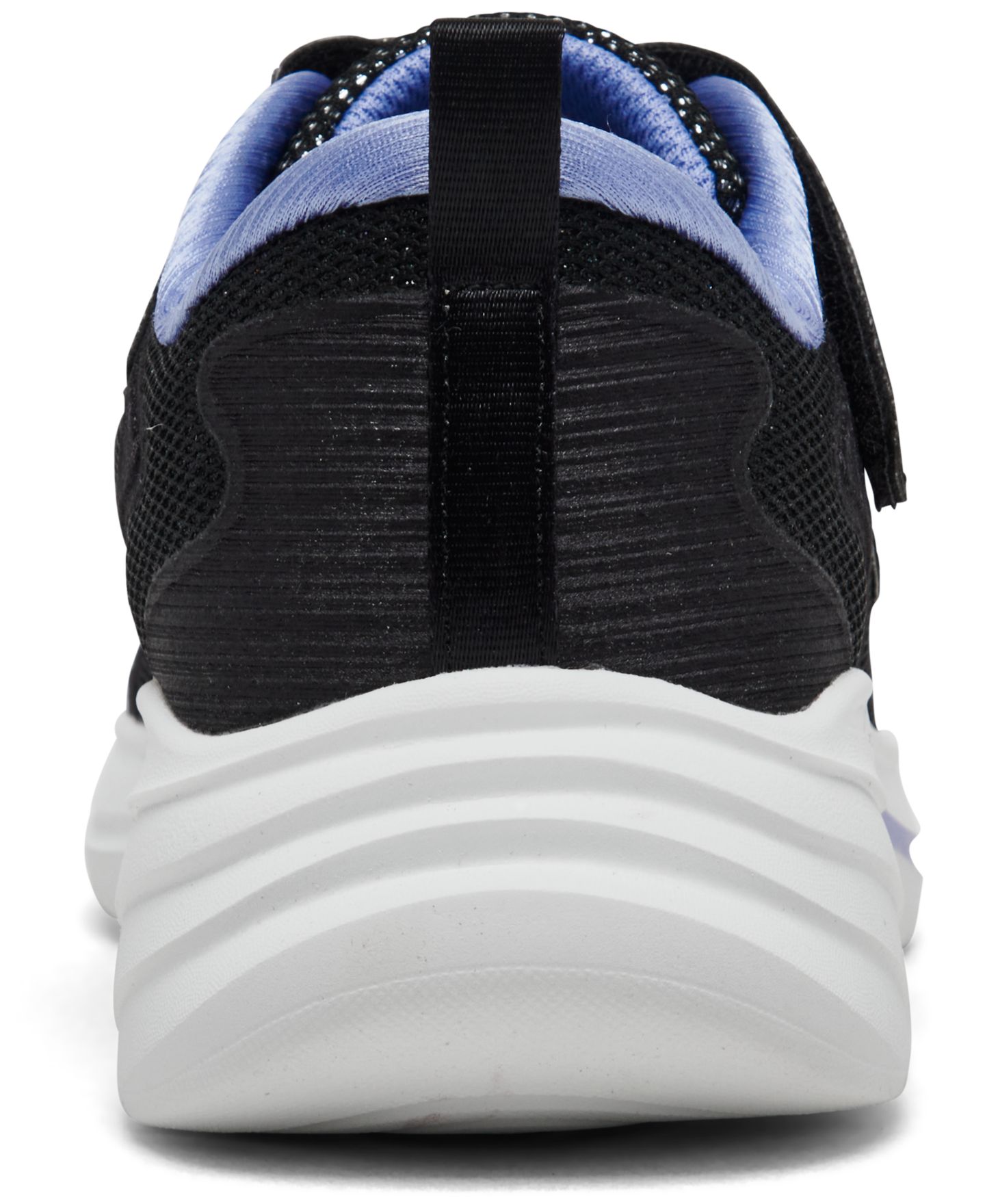 Детские повседневные кроссовки Skechers Wave 92 на липучке, цвет: Чёрный — фото 4