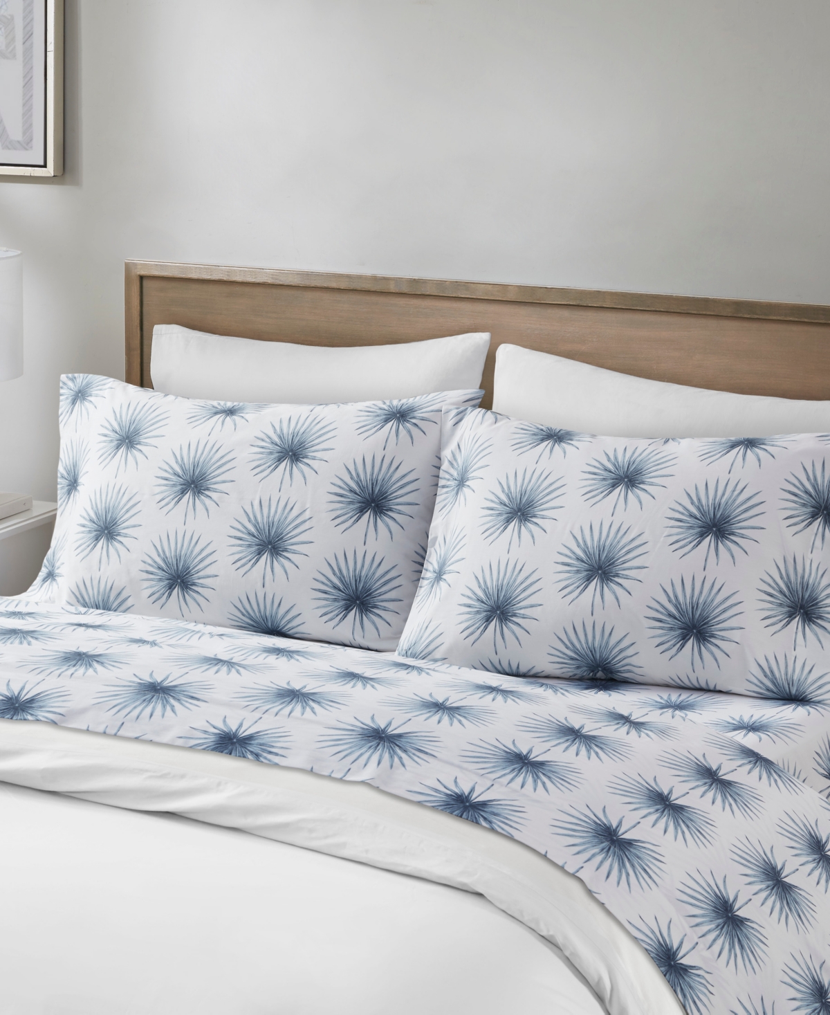 Madison Park Essentials Printed Cotton Percale 4-Pc. Sheet Set