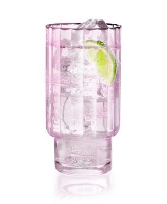 Cranberry Highball Glasses, Set of 4