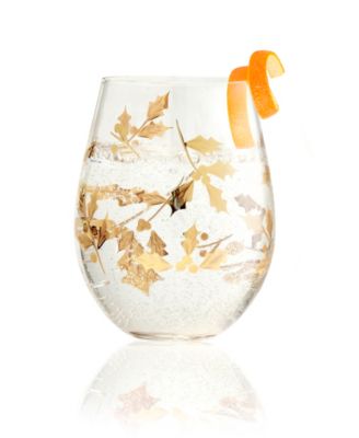 Classic Stemless Wine Glasses, Set of 2