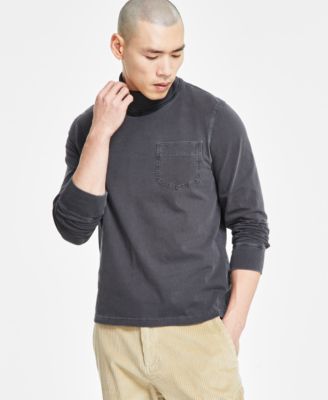 Sun + Stone - Men's Vintage Turtleneck Pocket Shirt